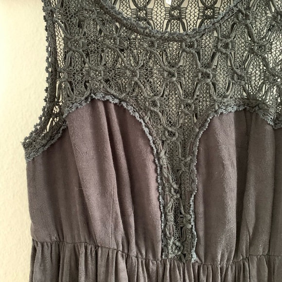 Free People Black Embroidered Mini Dress - Picture 3 of 8